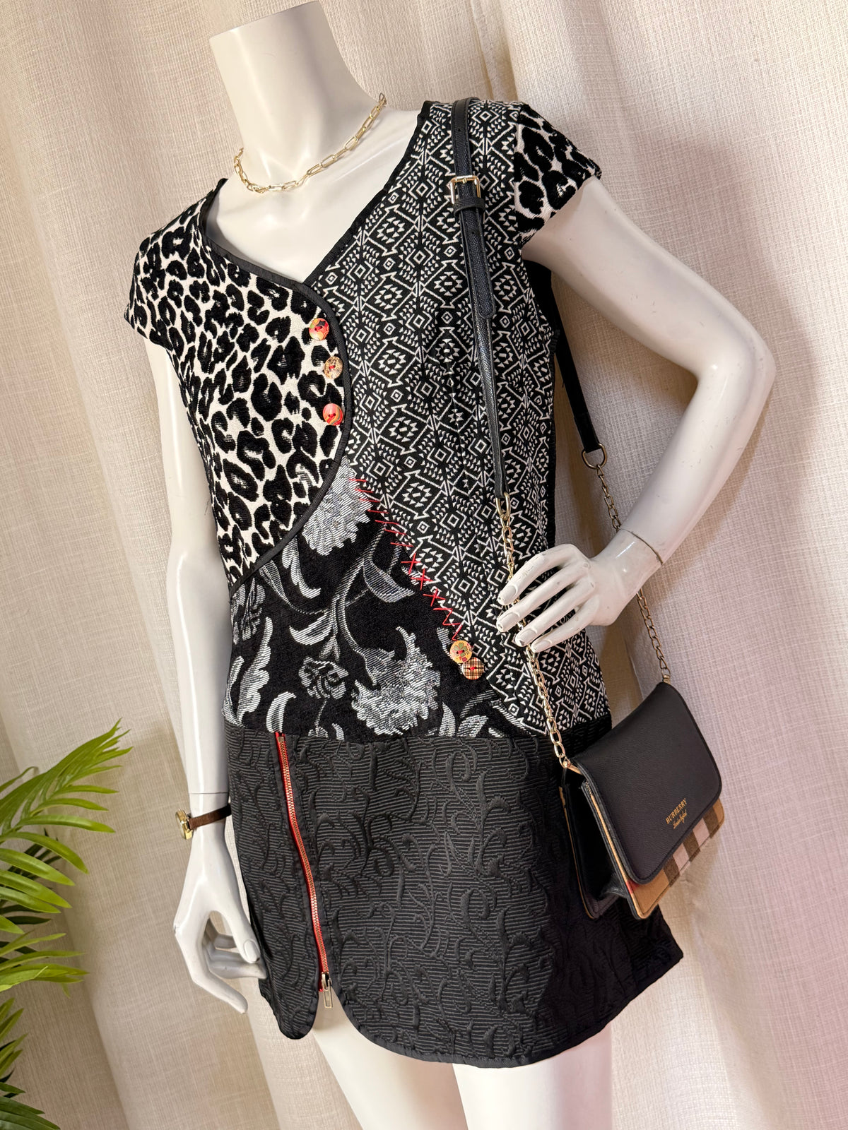 Joe Browns Quirky Patchwork Tunic Dress | UK 8 - WITH TAGS