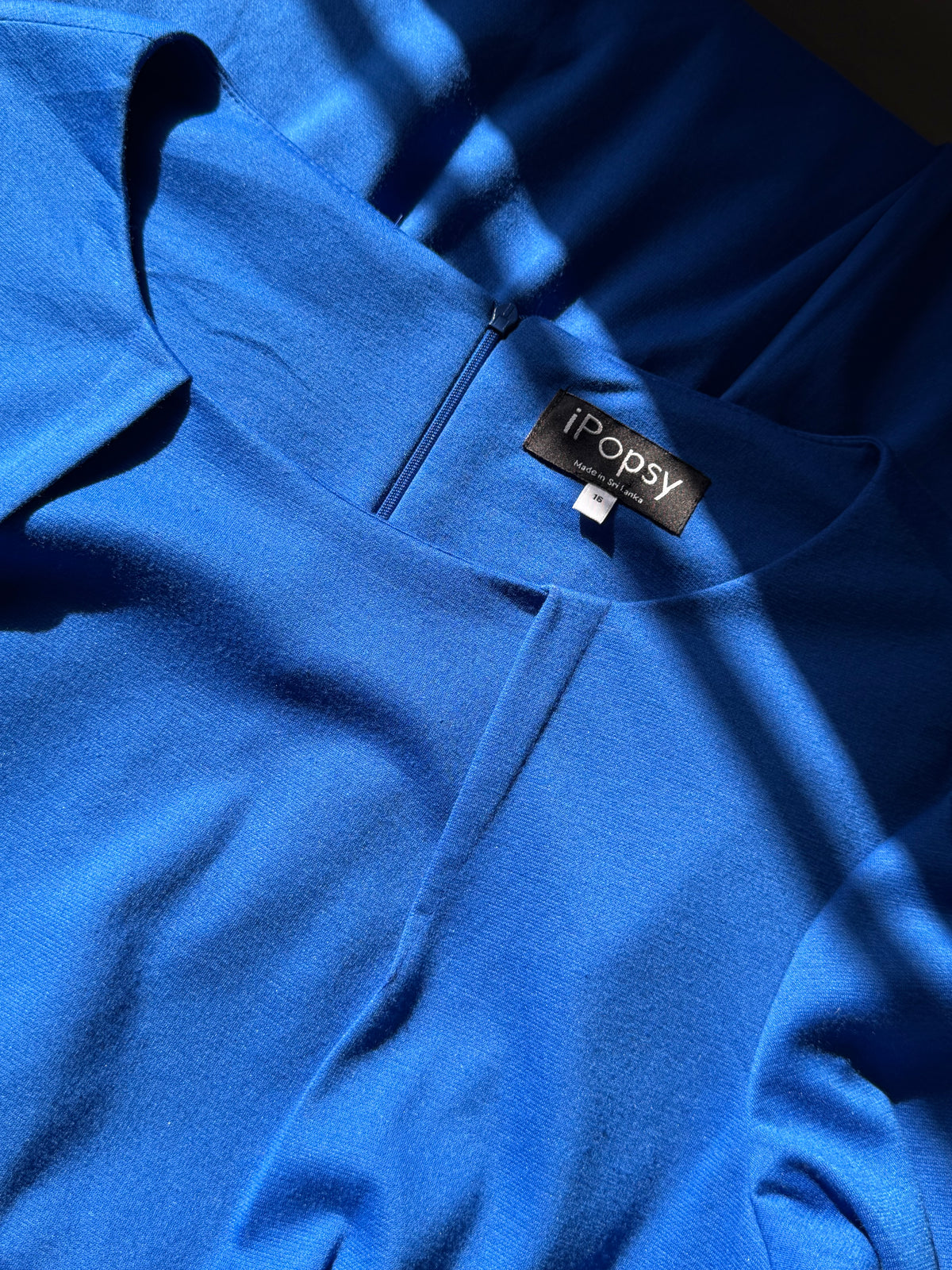 IPOPSY Vibrant Blue Day Dress | UK 16 (Preloved)