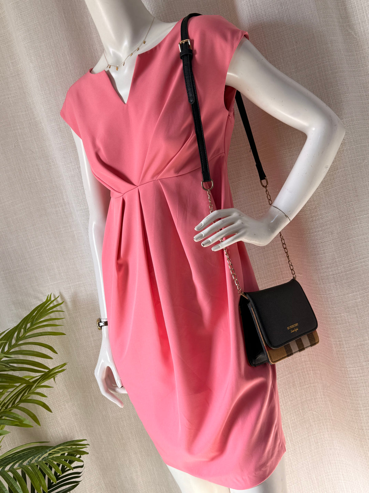 9FASHION Raspberry Pink Tulip Dress | Size S/M | NWT