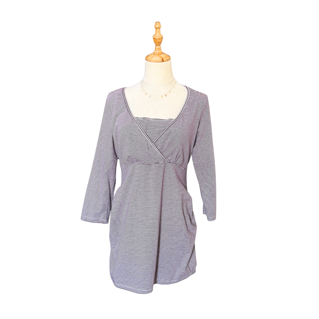 Striped Empire Waist Dress