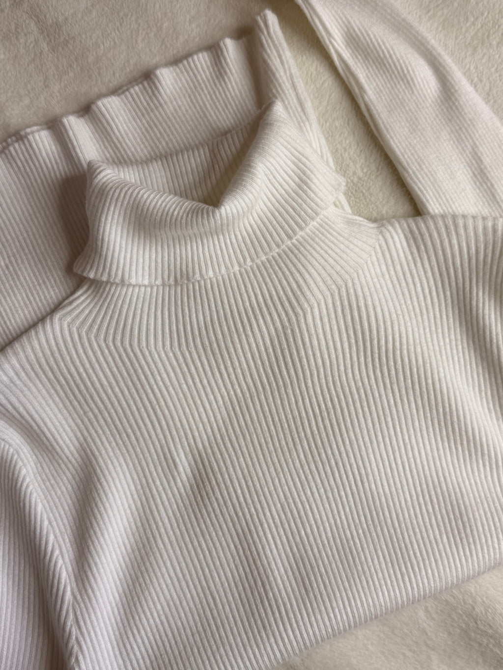 SHEIN Ribbed Turtleneck Sweater