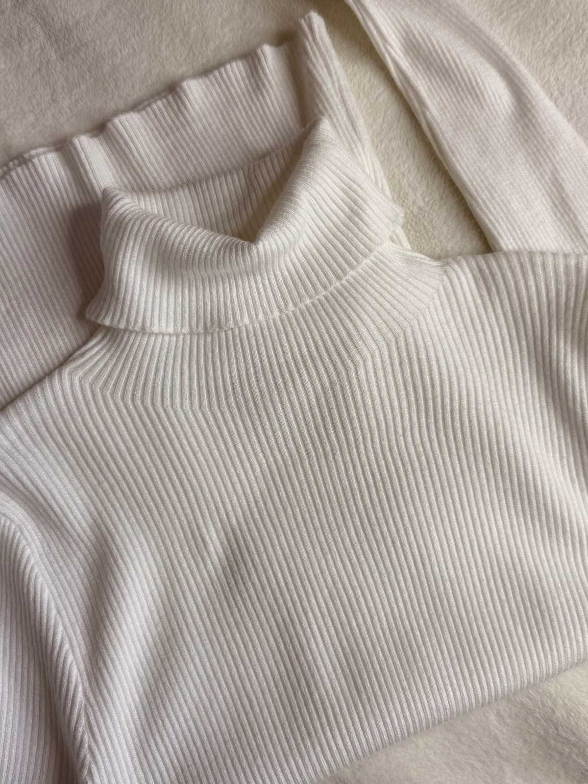 SHEIN Ribbed Turtleneck Sweater