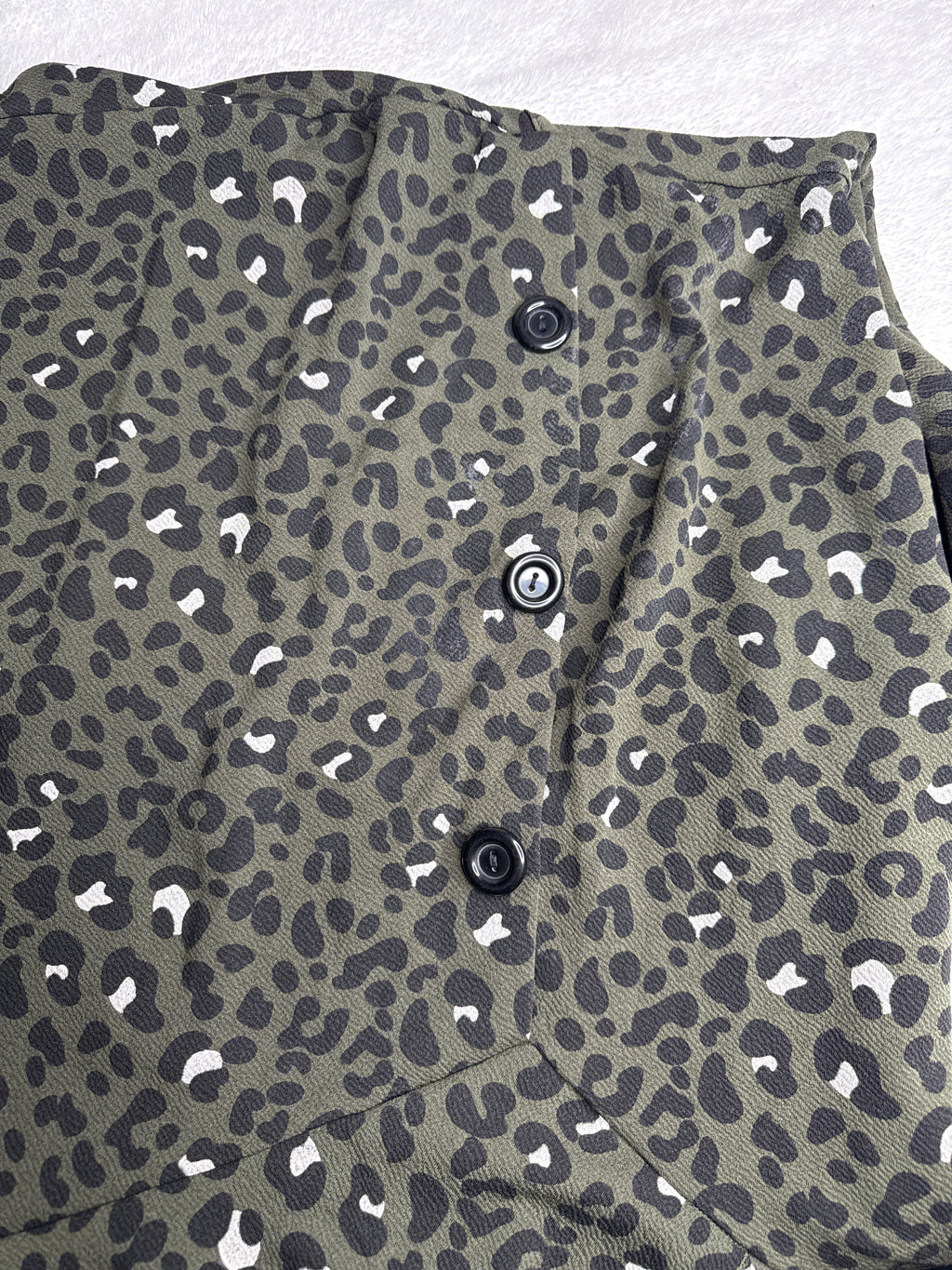 Leopard Print Button-Down Dress (UK 16)
