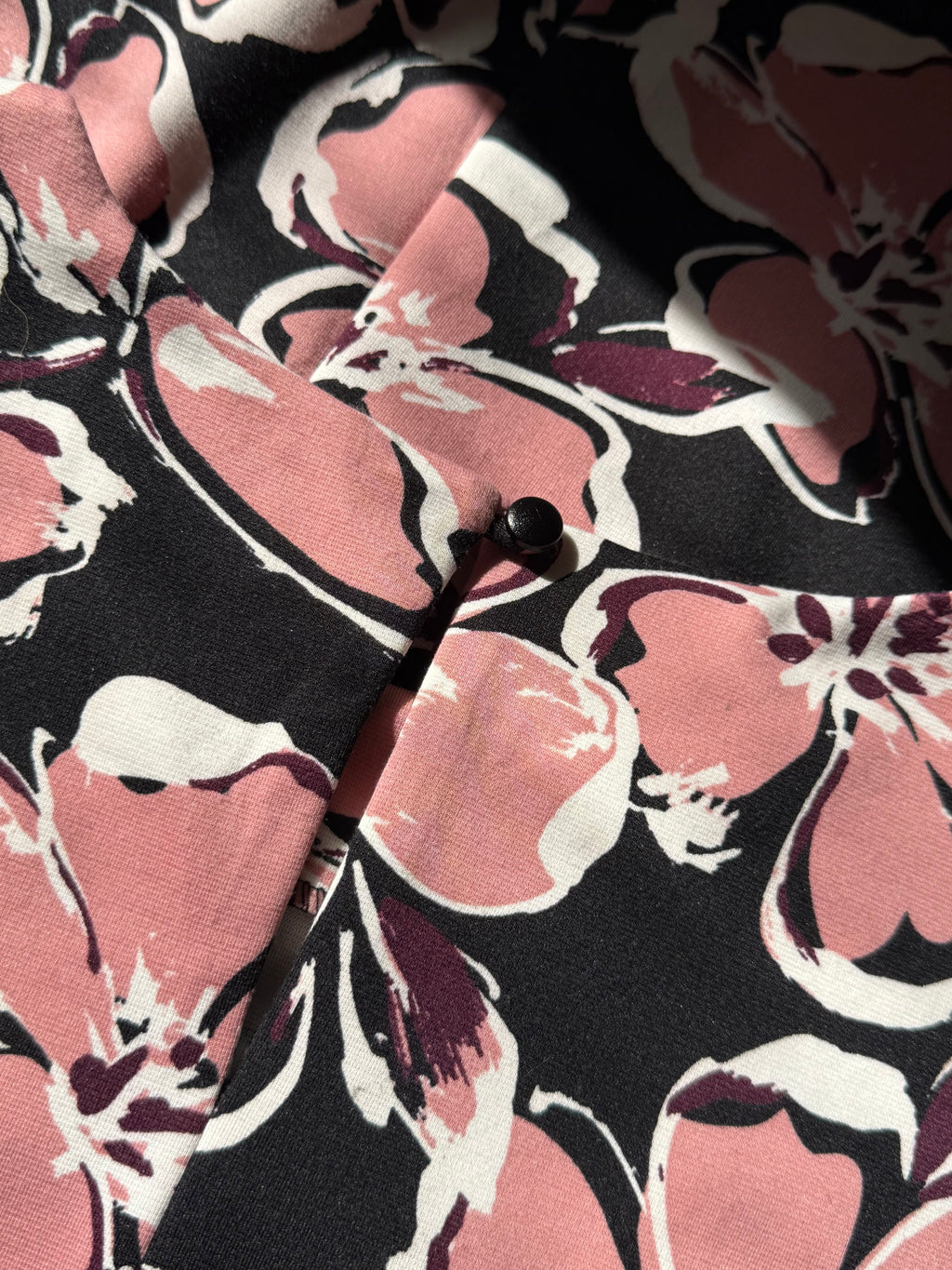 Chic TU Pink Floral Print Midi Dress - Preloved UK 14