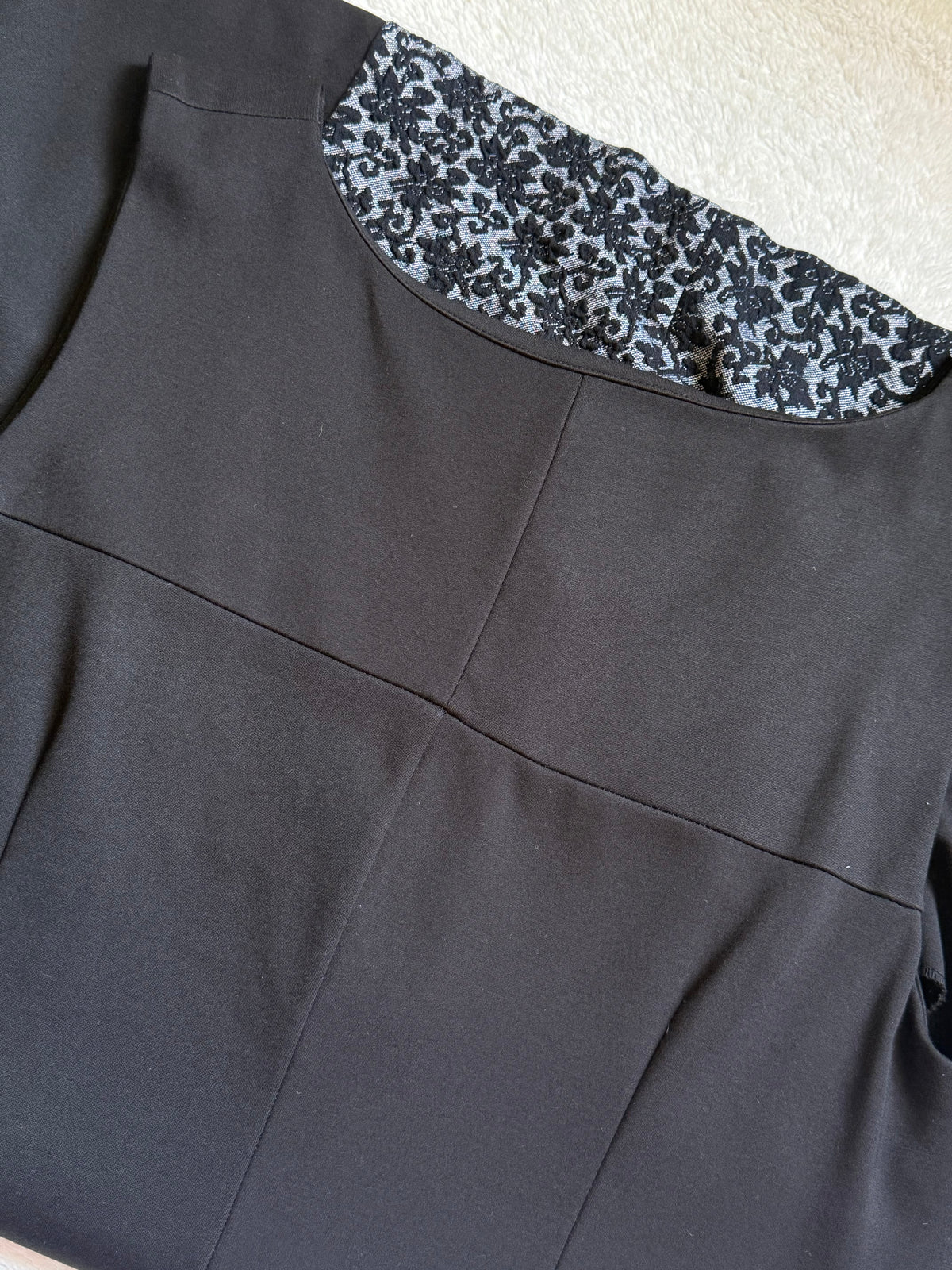 Ripe Maternity Black Zip-Front Dress | Size XL