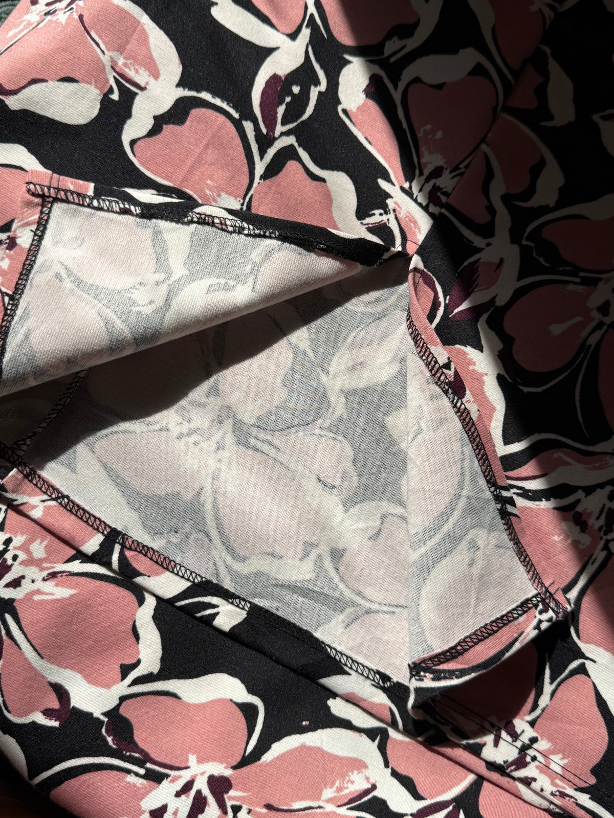 Chic TU Pink Floral Print Midi Dress - Preloved UK 14