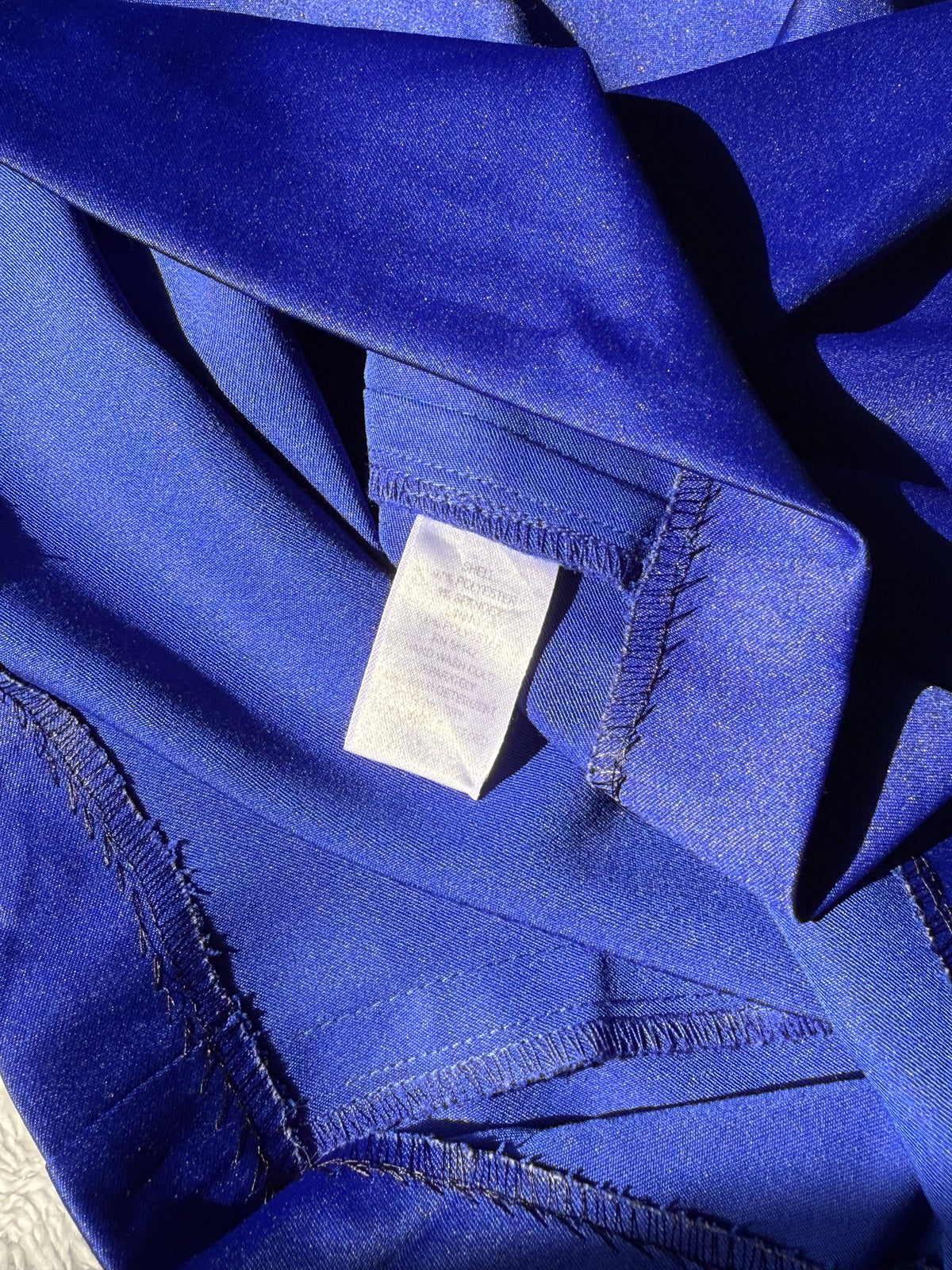 London Times -  Royal Blue Dress with Cut-Out Neck | UK 4 (Sustainable Find)