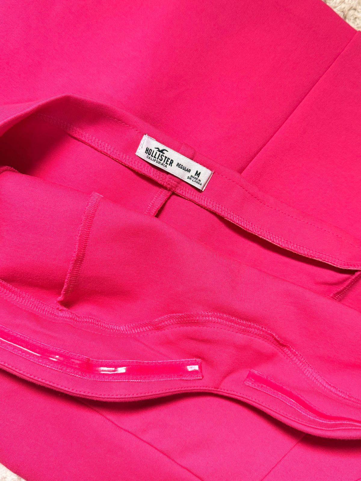 Hollister California Fuchsia Strapless Mini Dress (Medium) - Stitching Issues