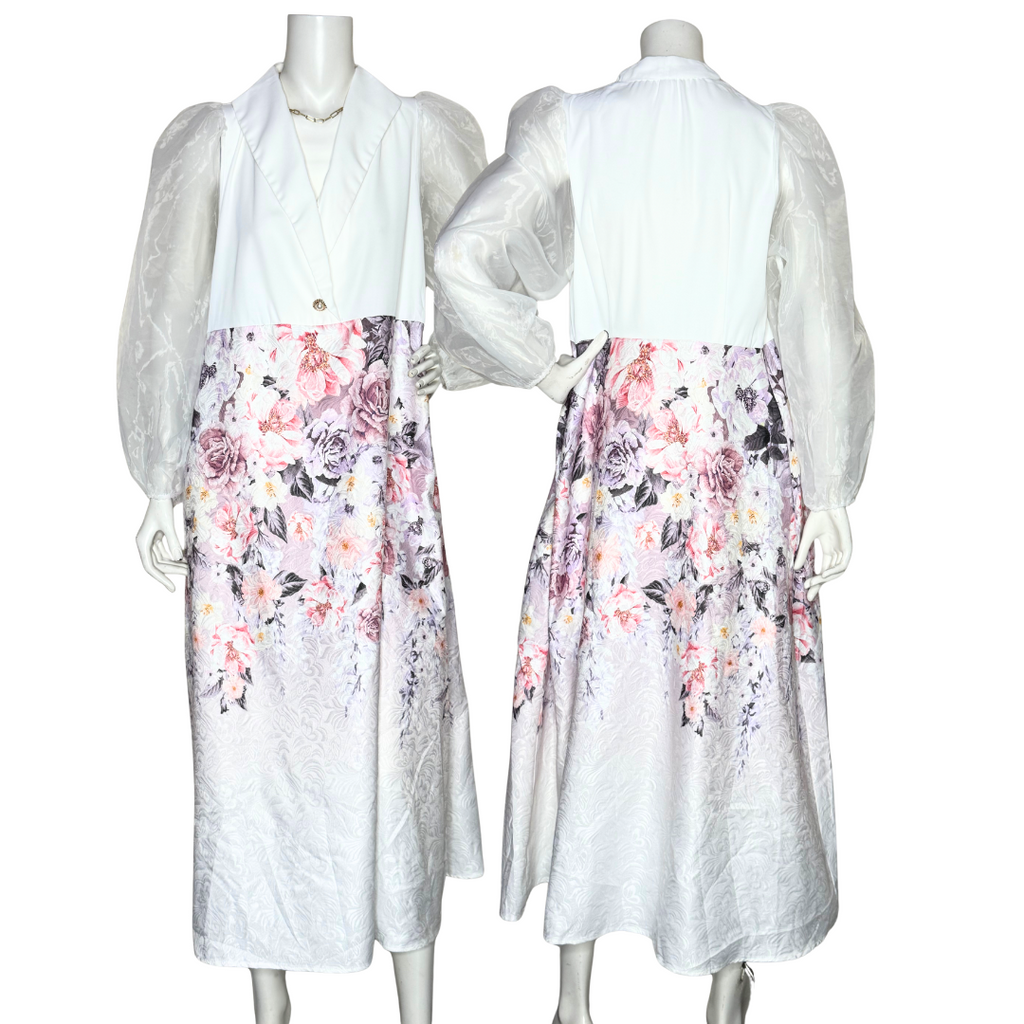 SHEIN Floral Maxi Dress (Large)